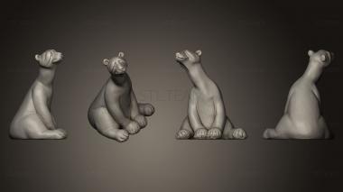 3D model Sad Polar Bear 2 (STL)